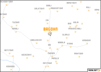 map of Bagohn