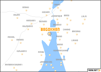 map of Bago Khān