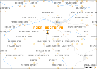 map of Bagólápatanya