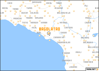 map of Bagolatao