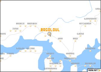 map of Bagoloul