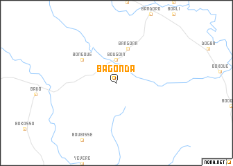 map of Bagonda