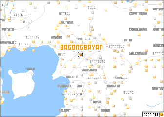 map of Bagongbayan