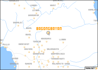 map of Bagongbayan