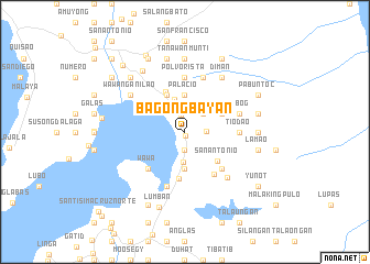 map of Bagongbayan