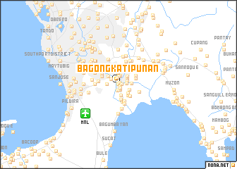 map of Bagong Katipunan