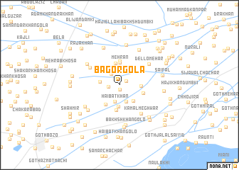 map of Bagor Gola