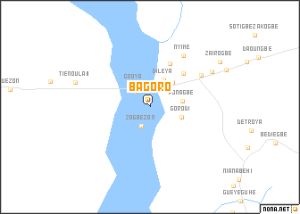 map of Bagoro