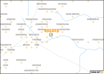 map of Bagoro