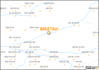 map of Bagotoji