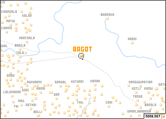 map of Bagot