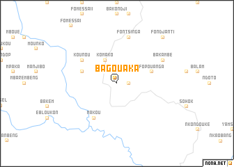 map of Bagouaka