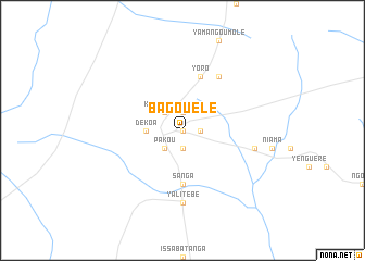 map of Bagouélé