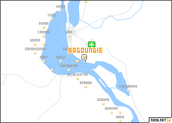 map of Bagoundié