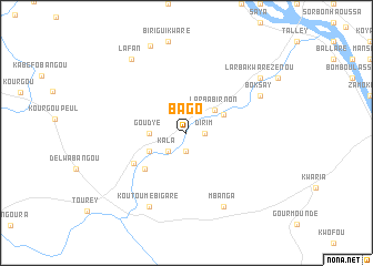 map of Bago