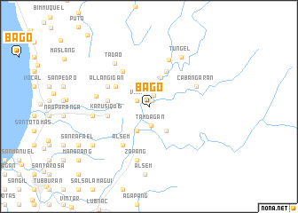 map of Bago