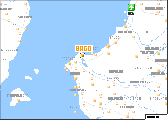map of Bago
