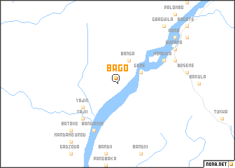 map of Bago