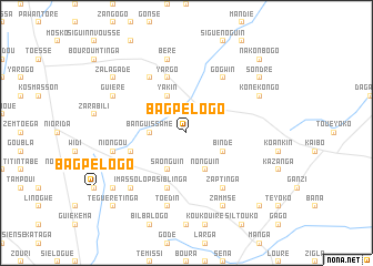 map of Bagpélogo