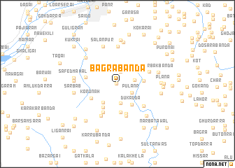 map of Bagra Bānda