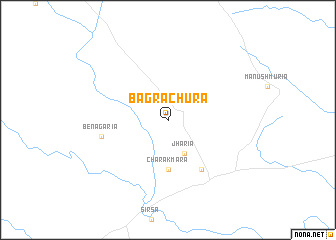 map of Bāgrāchura