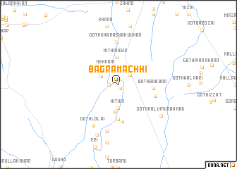 map of Bagra Māchhi