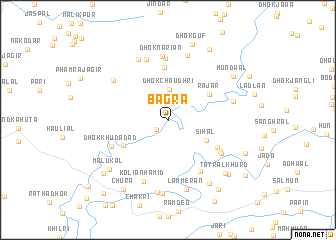 map of Bagra