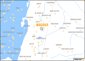 map of Bagren