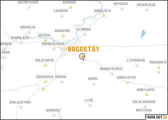 map of Bagretsy