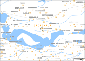 map of Bagrewāla