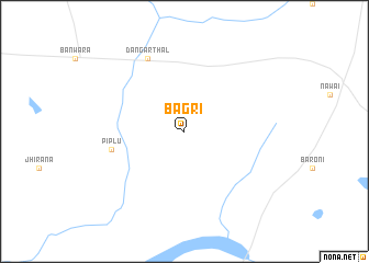 map of Bagri