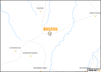 map of Bāgrod