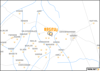 map of Bāgru