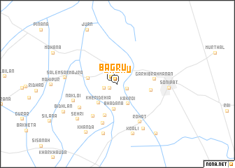 map of Bāgru