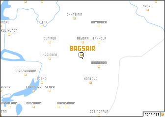 map of Bagsāir