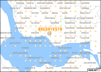 map of Bāg Sāyesta