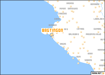 map of Bagtingon