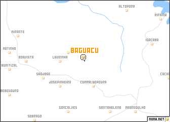 map of Baguaçu