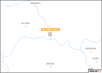 map of Baguanhe