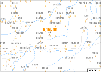 map of Baguan