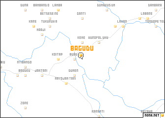 map of Bagudu