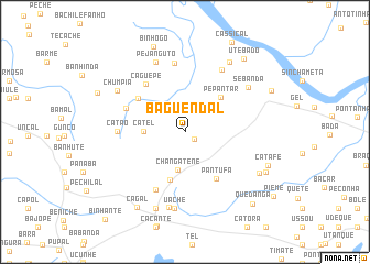 map of Baguendal