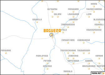 map of Baguéra