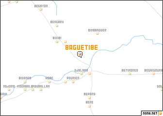 map of Baguetibe