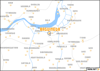 map of Baguinéda