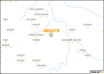 map of Baguita