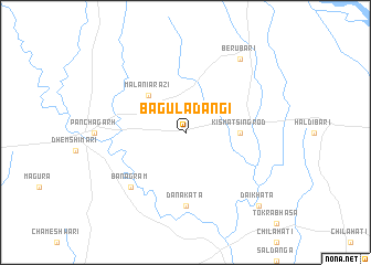 map of Bagulādāngi