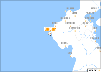 map of Bagum