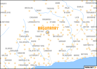 map of Bagunanay