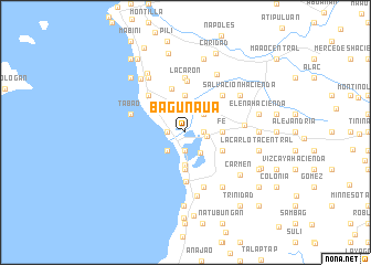 map of Bagunaua